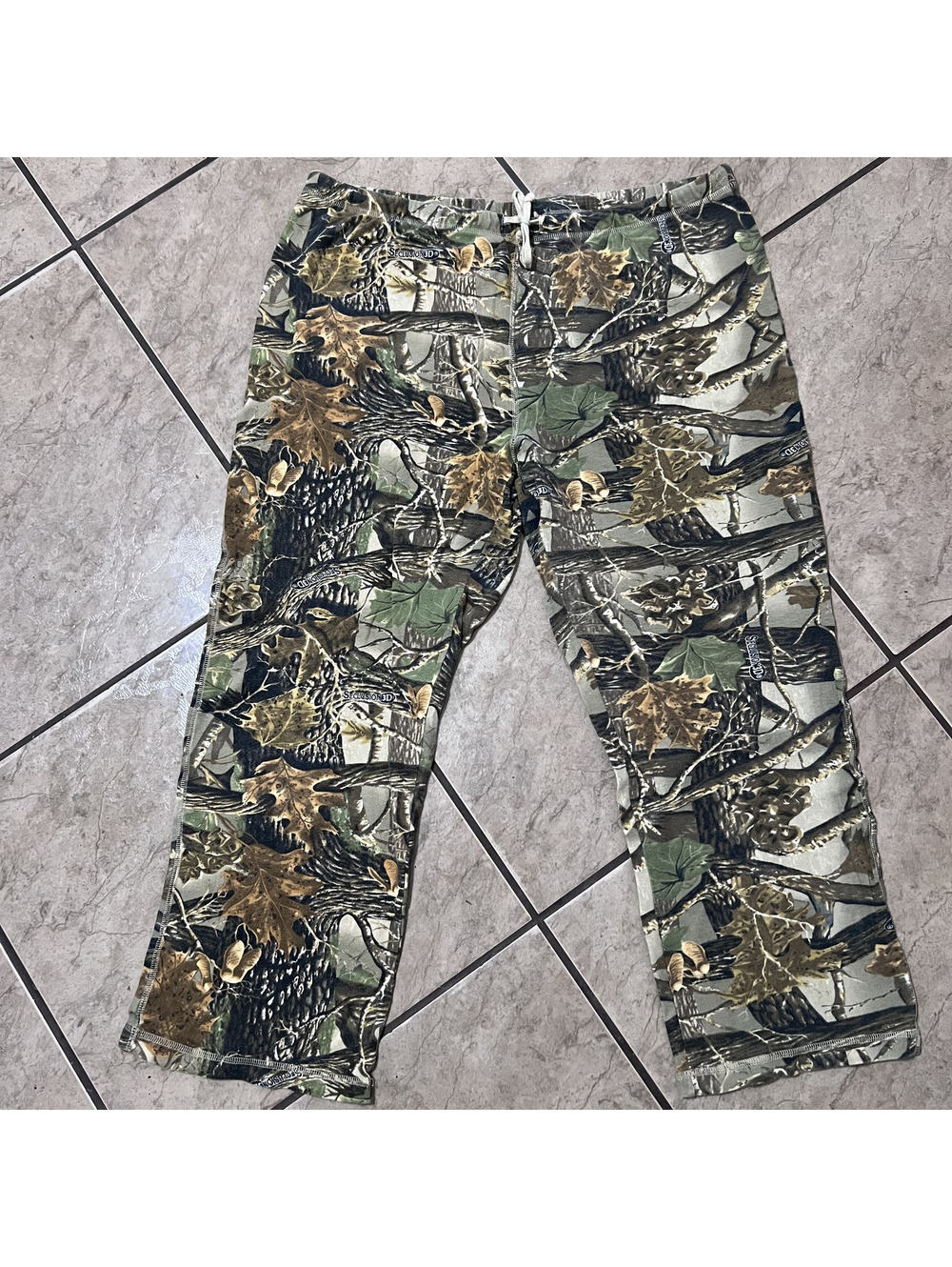 Cabela's Camouflage Outdoors Hunting Nature Athleisure Sweat Pants Baggy XL Reg
